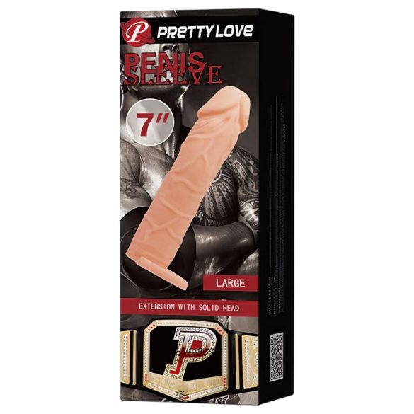 Pretty Love - penis prsten s navlakom - prozirni
