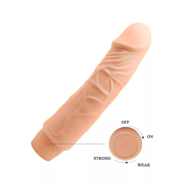Baile Barbara - realistični vibrator - 19,5 cm - natur