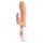 Pretty Love Easter Bunny - vibrator s dodatkom za klitoris - silikonski - natur