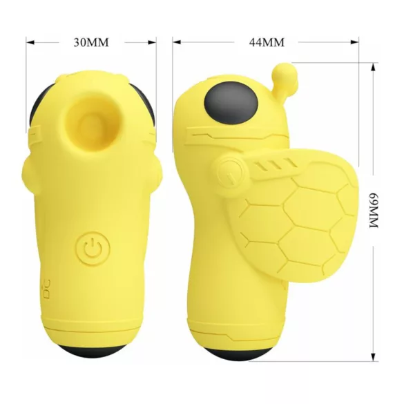 Pretty Love - vibrirajući stimulator klitorisa za prst - silikon - žuti