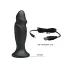 MR. PLAY - analni vibrator na daljinsko upravljanje - punjivi - crni