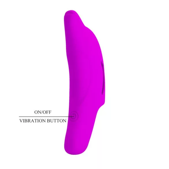 Pretty Love Delphini - prstenasti vibrator za prst s delfinom - silikon