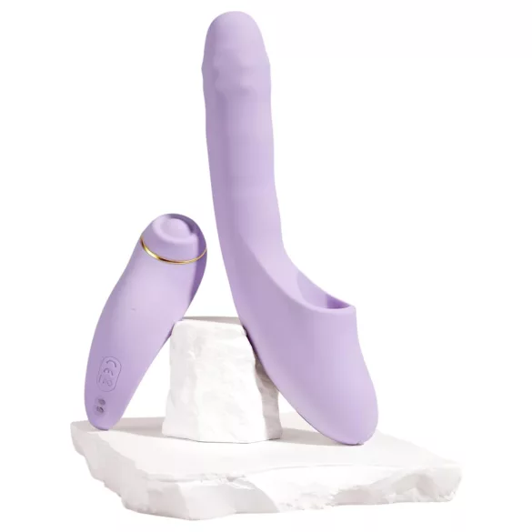 Svakom DuoGlow - Aplikacijom upravljani vibrator za G-točku i klitoris (ljubičasti)
