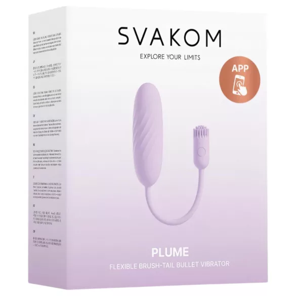 Svakom Plume - 2u1 vibrirajuće jaje (ljubičasto)