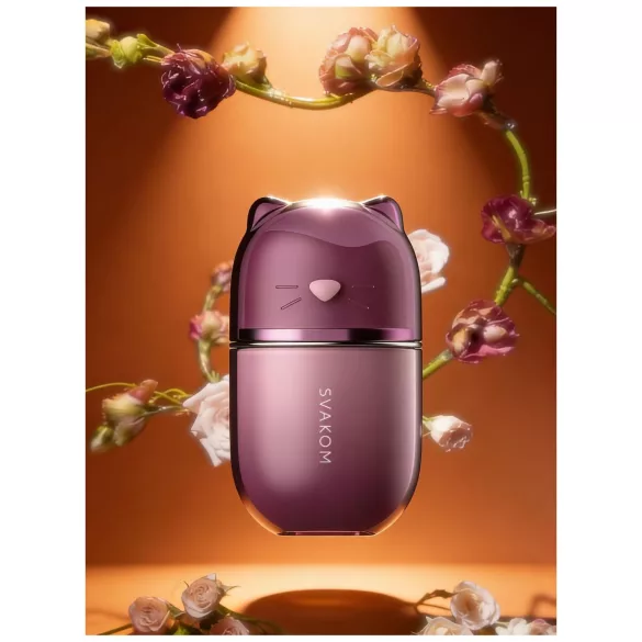 Svakom Klitty - vibrator s jezičkom za lizanje (ljubičasti)