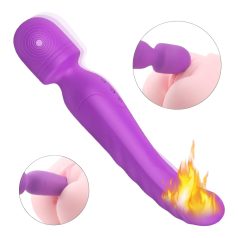   Sex HD Iris - vibrator s 2 motora i grijanjem - masažer - ljubičasti