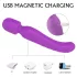 Sex HD Iris - vibrator s 2 motora i grijanjem - masažer - ljubičasti