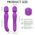 Sex HD Iris - vibrator s 2 motora i grijanjem - masažer - ljubičasti