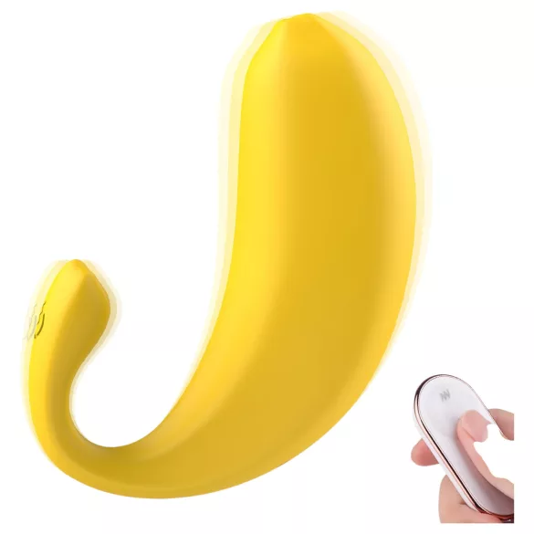 Sex HD - Vibracijsko jaje s upravljanjem putem aplikacije (žuto)