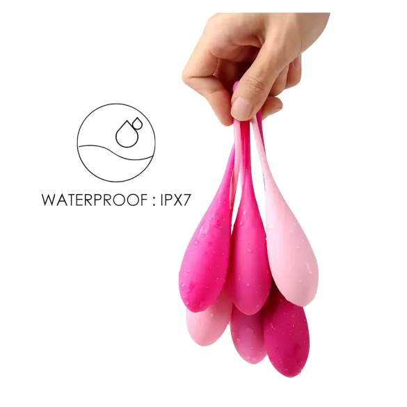 Sex HD Eggs - kegel kuglice set 6 komada - ružičaste