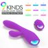 Sex HD Sanje - vodootporni grijaći vibrator (ljubičasti)