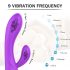 Sex HD Sanje - vodootporni grijaći vibrator (ljubičasti)