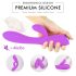Sex HD Sanje - vodootporni grijaći vibrator (ljubičasti)