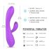 Sex HD Sanje - vodootporni grijaći vibrator (ljubičasti)