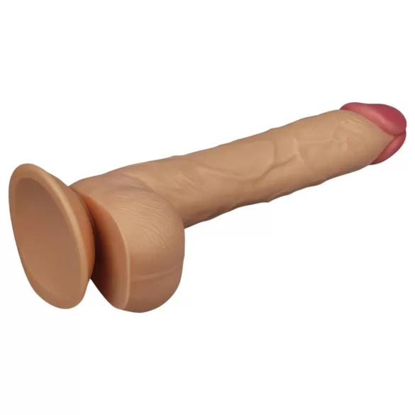Lovetoy King-Sized - dildo s vakumskom bazom - realističan - 25 cm - bež