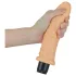 Lovetoy Real Feel - realistični vibrator - 19 cm - natur