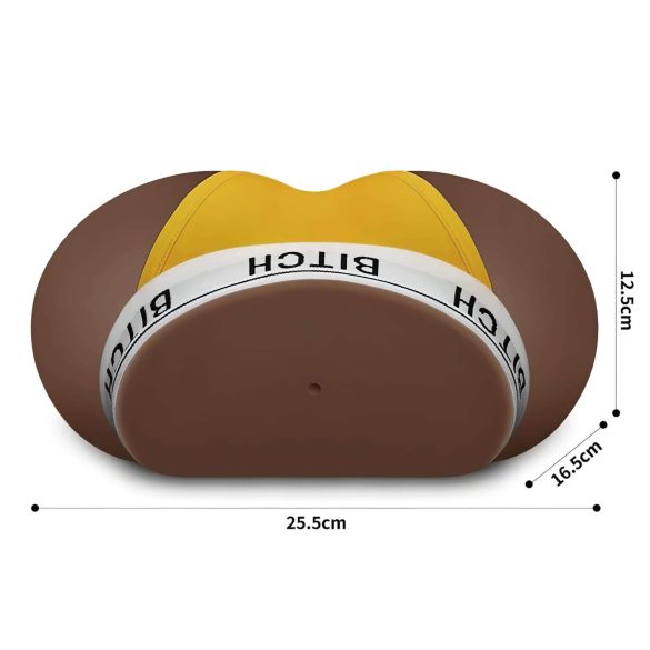 Lovetoy Streetgirl's 12 - umjetna vagina torzo i tanga - tamna prirodna boja