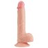 Lovetoy Prirodni Kurac - s vakuumskom bazom, realistični dildo - 21cm (prirodno)