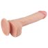 Lovetoy Prirodni Kurac - s vakuumskom bazom, realistični dildo - 21cm (prirodno)