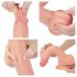 Lovetoy Prirodni Kurac - s vakuumskom bazom, realistični dildo - 21cm (prirodno)