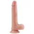 Lovetoy Nature Cock - realistični dildó s dva sloja - 20cm - prirodna boja