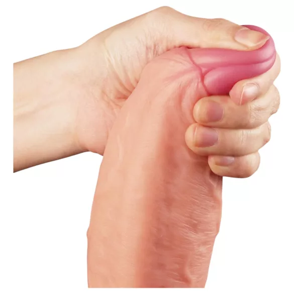 Lovetoy Nature Cock - realistični dildo s dvostrukim slojem - 28 cm