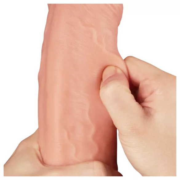 Lovetoy Nature Cock - realistični dildo s dvostrukim slojem - 28 cm