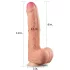 Lovetoy Nature Cock - realistični dildo s dvostrukim slojem - 28 cm