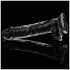 Lovetoy Flawless Clear - dildo s vakuumskom čašicom - 19 cm (prozirno)