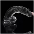 Lovetoy Flawless Clear - dildo s vakuumskom čašicom - 19 cm (prozirno)