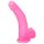 Lovetoy Jelly Studs - dildo s vakuumskim postoljem, 20cm (ružičasti)