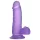 Lovetoy - dildo s vakuumskom bazom - 15 cm - ljubičasta