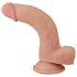 Lovetoy Sliding-Skin - dvoslojni dildo - 21cm (naturalan)