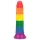 Lovetoy Prider - realistični dildo - 19 cm - šarena boja