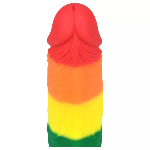 Lovetoy Prider - realistični dildo - 19 cm - šarena boja