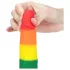 Lovetoy Prider - realistični dildo - 19 cm - šarena boja