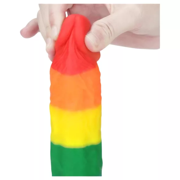 Lovetoy Prider - realistični dildo od silikona - 19 cm - duga