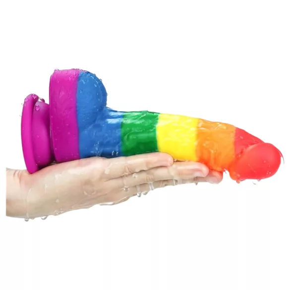 Lovetoy Prider - realistični dildo od silikona - 19 cm - duga