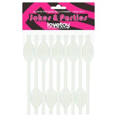 Lovetoy - slamka s vaginom koja svijetli - bijela