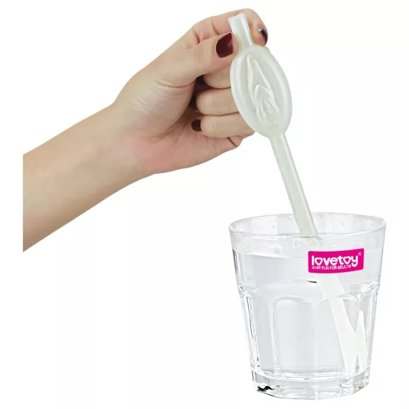 Lovetoy - slamka s vaginom koja svijetli - bijela