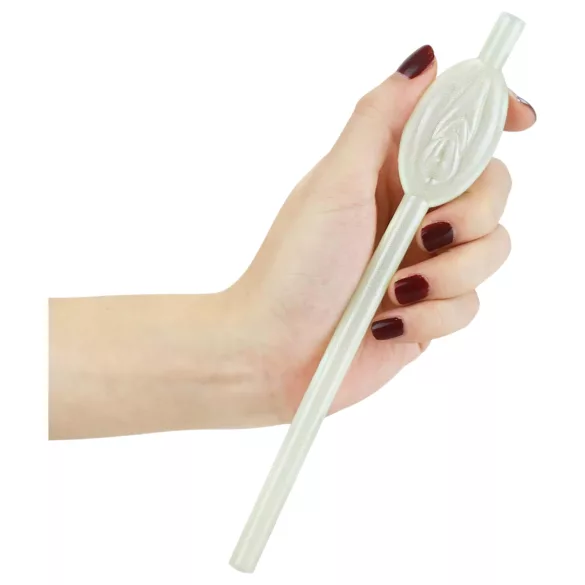 Lovetoy - slamka s vaginom koja svijetli - bijela