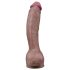 Lovetoy Nature Cock - realistični dildó s dvostrukim slojem - 26cm - natur