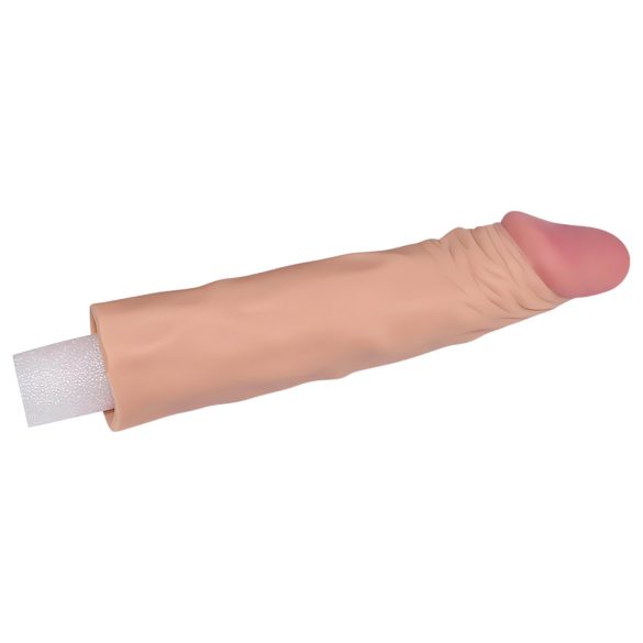 Lovetoy Pleasure X-tender - produžetak za penis - 19 cm - natur