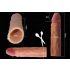 Lovetoy Pleasure X-tender - produžetak za penis - 19 cm - natur