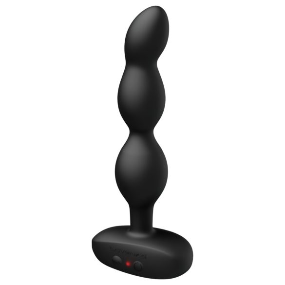 LOVENSE Ridge - analni vibrator s kuglicama - crni - pametan
