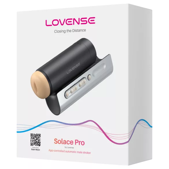 Lovense Solace Pro - masturbator za muškarce s upravljanjem putem aplikacije (crni)