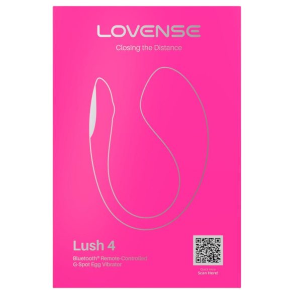 LOVENSE Lush 4 - pametno vibro jaje (ružičasto)