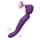 Tracy's Dog - masažer vibrator s pulsiranjem - silikon - ljubičasta