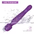 Tracy's Dog - masažer vibrator s pulsiranjem - silikon - ljubičasta