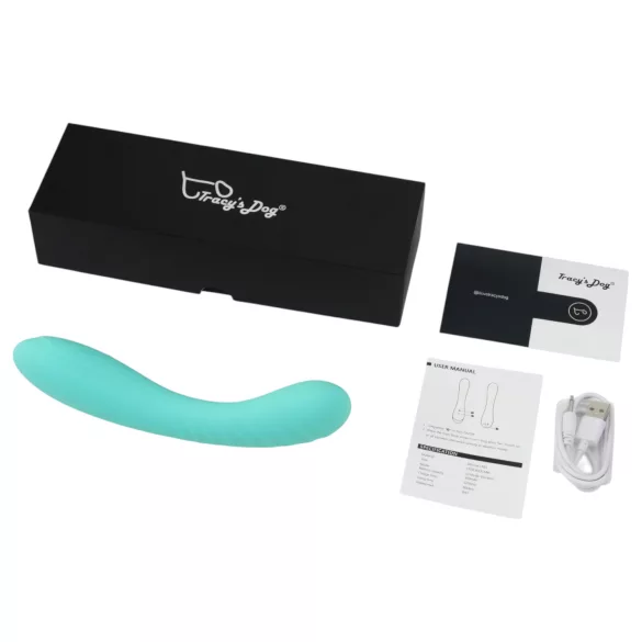 Tracy's Dog - vibrator za G-točku - punjivi - tirkiz
